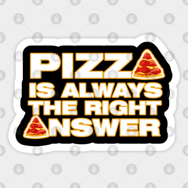 Pizza Sticker by NineBlack